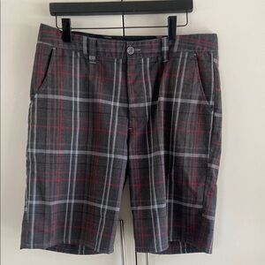 Travis Mathew Plaid Golf Shorts